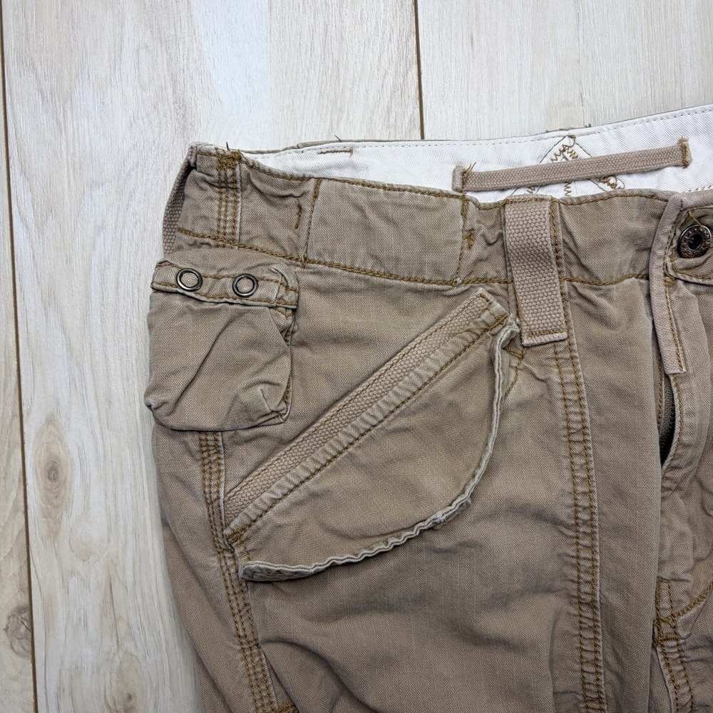 POLO RALPH LAUREN Utility Cargo Pants Slim Fit Military Herringbone Mens 32x30 - Picture 7 of 16